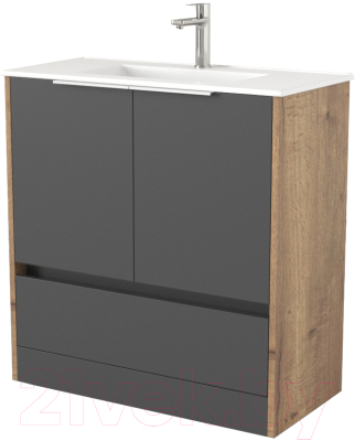 Тумба под умывальник Дабер 017 WeltWasser Deilbach 7517-80 / Т17.8W.0.22Б - фото