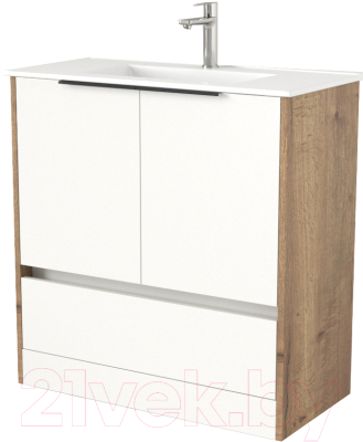 Тумба под умывальник Дабер 017 WeltWasser Deilbach 7517-80 / Т17.8W.0.21Ч - фото