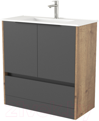 Тумба под умывальник Дабер 017 WeltWasser Deilbach 7517-80 / Т17.8W.0.22Ч - фото