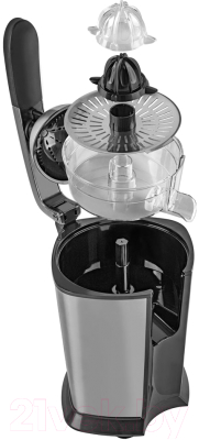 Соковыжималка электрическая Endever Sigma-69 (черный/стальной)