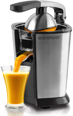 Соковыжималка электрическая Endever Sigma-69 (черный/стальной)