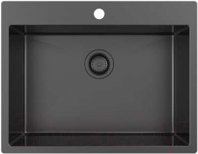 Мойка кухонная ZORG ZRN 5065 Premium PVD Gunblack - фото