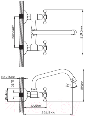 Смеситель Diadonna D247-65