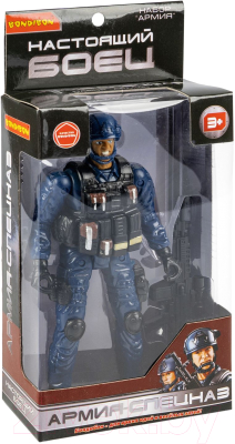 Фигурка игровая Bondibon Настоящий боец. Спецназовец / ВВ6255 - фото
