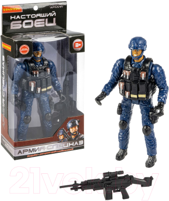 Фигурка игровая Bondibon Настоящий боец. Спецназовец / ВВ6255