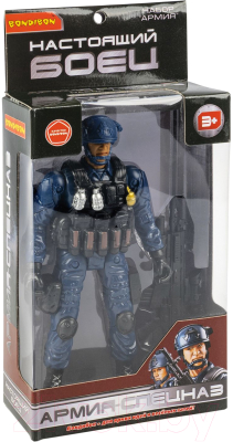 Фигурка игровая Bondibon Настоящий боец. Спецназовец / ВВ6254 - фото