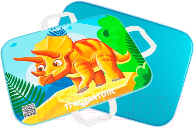 Санки-ледянка Mega Toys Трицератопс / 18512 - фото