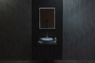 Зеркало Silver Mirrors Эдисон 60x80 / LED-00002723