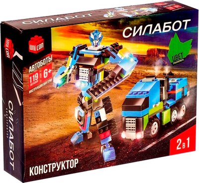 Конструктор Unicon Трансформер. Грузовик 1459C / 9279788 - фото