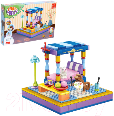 Конструктор Keyixing Весна. Спальня и зверята 25545 / 9847736