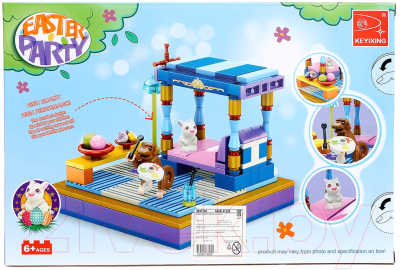 Конструктор Keyixing Весна. Спальня и зверята 25545 / 9847736