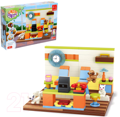 Конструктор Keyixing Весна. Кафе и зверята 25379 / 9847734