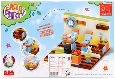 Конструктор Keyixing Весна. Кафе и зверята 25379 / 9847734