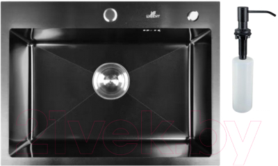 Мойка кухонная Wisent W36050В+W02B+WW405B - фото