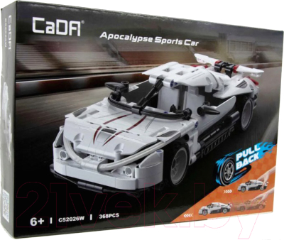 Конструктор инерционный CaDa Спорткар C52026W / 9653229 - фото