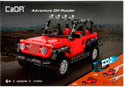 Конструктор инерционный CaDa Внедорожник C52027W / 9653230