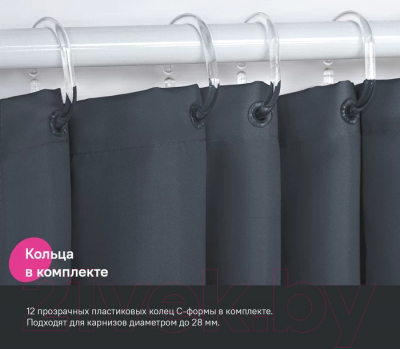 Шторка-занавеска для ванны IDDIS BS01P18i11