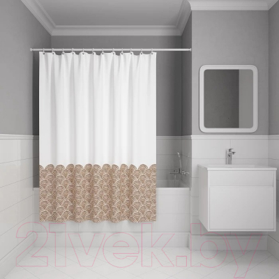 Шторка-занавеска для ванны IDDIS BW03P18i11