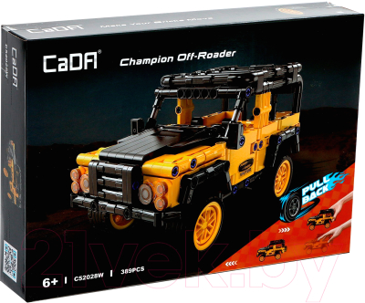 Конструктор инерционный CaDa Внедорожник C52028W / 9653231 - фото