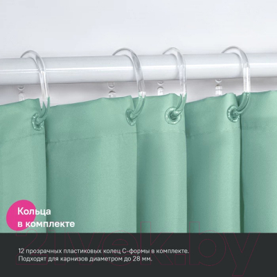 Шторка-занавеска для ванны IDDIS BS05P18i11