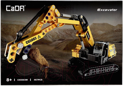 Конструктор CaDa Техно. Карьерный экскаватор C65003W / 9653236