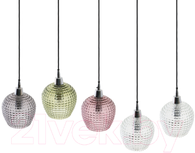 Потолочный светильник Bergenson Bjorn Aurora / BB0000565 (сливовый/зеленый/серый)