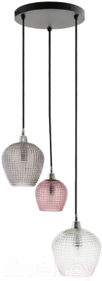 Люстра Bergenson Bjorn Aurora / BB0000562 (сливовый/серый/прозрачный) - фото