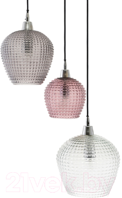 Люстра Bergenson Bjorn Aurora / BB0000562 (сливовый/серый/прозрачный)