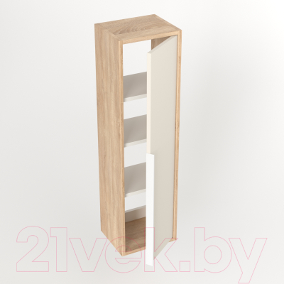 Шкаф-полупенал для ванной Дабер 015 / СТ15.0.0.18Б