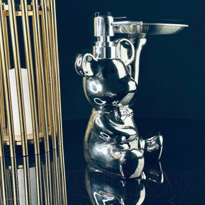 Дозатор для жидкого мыла Lenardi С подставкой 143-001