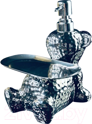 Дозатор для жидкого мыла Lenardi С подставкой 143-002 - фото