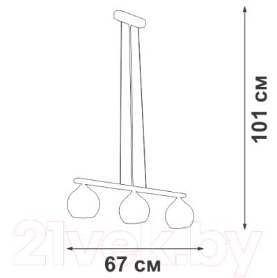 Люстра Vitaluce V3107-0/3S