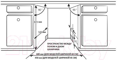 Посудомоечная машина Korting KDI 45017