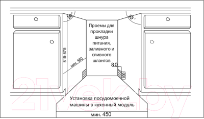 Посудомоечная машина Evelux BD 4095 D