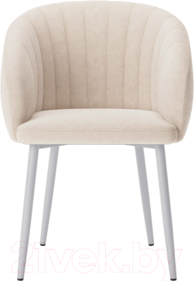 Стул Табурет Верона CF 041 (2 светло-бежевый/белый каркас)