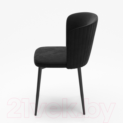 Стул Табурет Милано Бренди (28 Stone/кант черный/черный каркас)