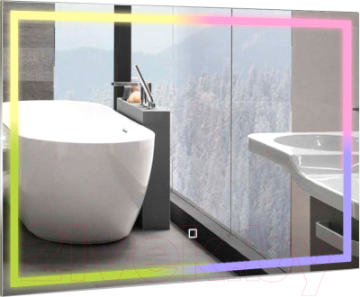 Зеркало Silver Mirrors Livia RGB 80x60 / LED-00002638