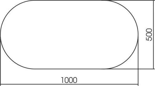 Зеркало Silver Mirrors Viva Lite 100x50 / LED-00002602