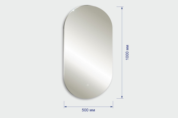 Зеркало Silver Mirrors Viva Lite 50x100 / LED-00002601