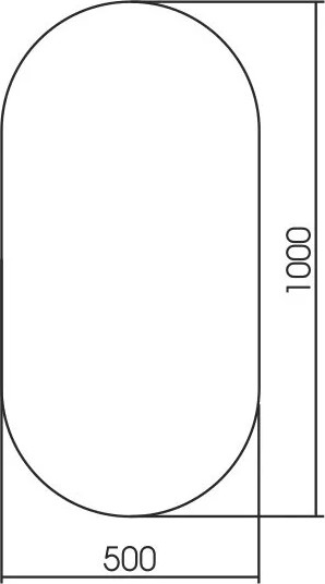 Зеркало Silver Mirrors Амелия 50x100 / ФР-00002396