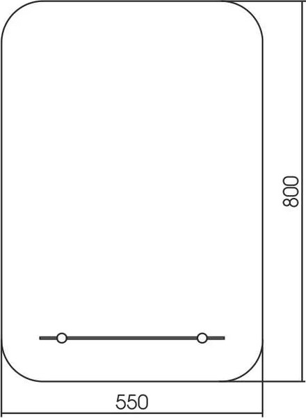 Зеркало Silver Mirrors Самба 55x80 / ФР-00002405