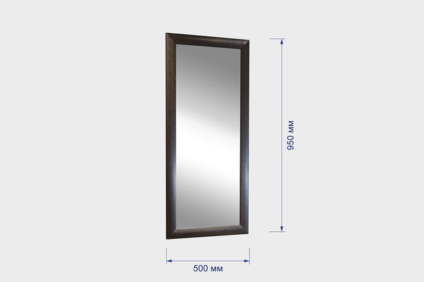 Зеркало Silver Mirrors Венге 50x95 / ФР-00000218