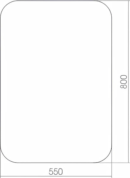 Зеркало Silver Mirrors Выбор 55x80 / ФР-00001116