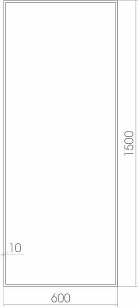 Зеркало Silver Mirrors Монреаль 60x150 / ФР-00001407