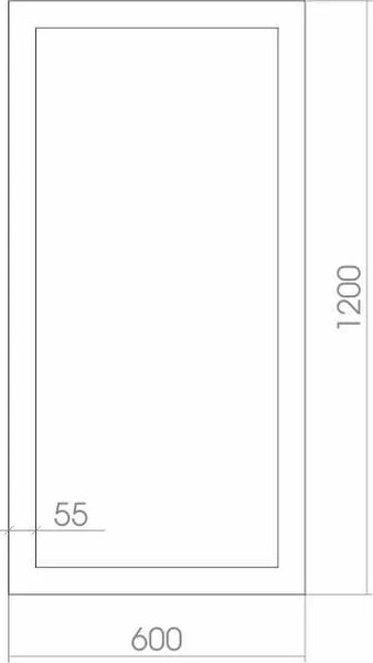 Зеркало Silver Mirrors Опера 60x120 / ФР-00001487