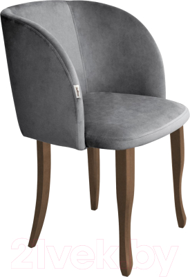 Стул Sheffilton SHT-ST33/S122 (угольно-серый/темный орех/черный муар) - фото