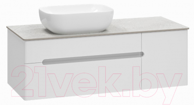 Тумба под умывальник Misty Роял 120 / П-Роя-01120-011П2Я (подвесная, белый)