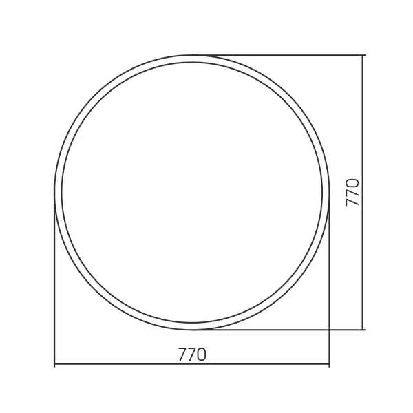 Зеркало Silver Mirrors Ренуар D770 / ФР-00002442