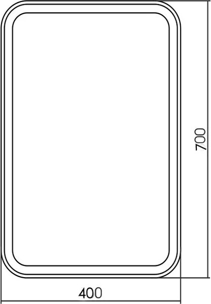 Зеркало Silver Mirrors Сиеста 40x70 / ФР-00002409