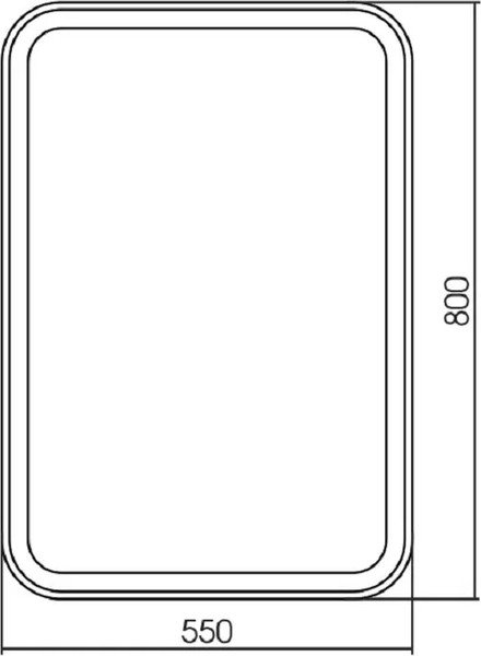 Зеркало Silver Mirrors Сиеста 55x80 / ФР-00002401